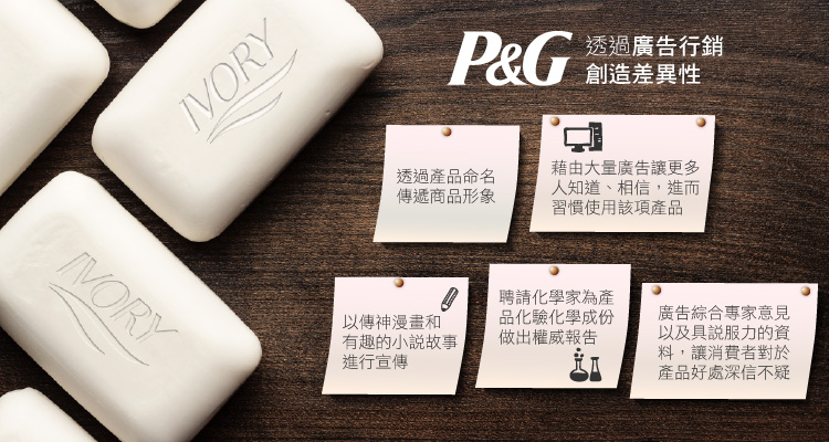 P&G透過廣告行銷創造差異性-Ivory