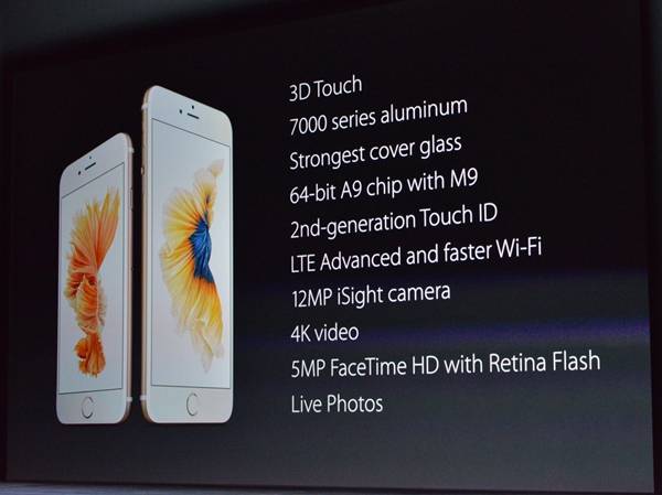 iPhone 6s和iPhone 6s Plus