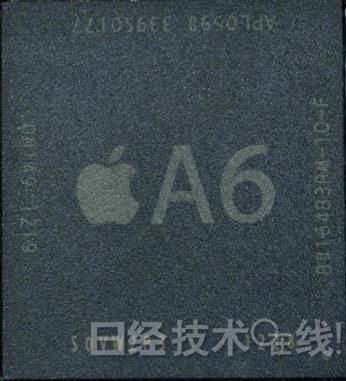 iPhone 4S採用的A6處理器的CPU部分。