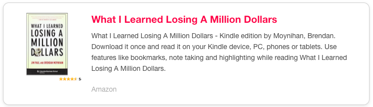 ▲ What I Learned Losing A Million Dollars