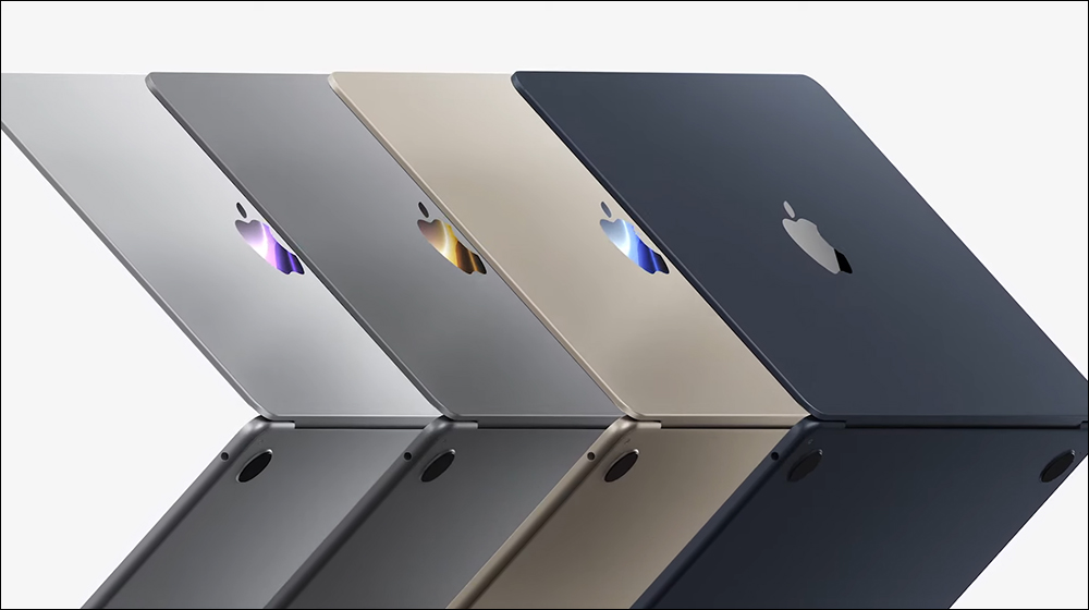 M2 MacBook Air顏色