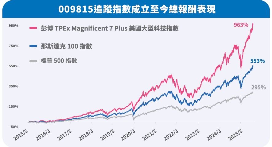 009815 指數報酬