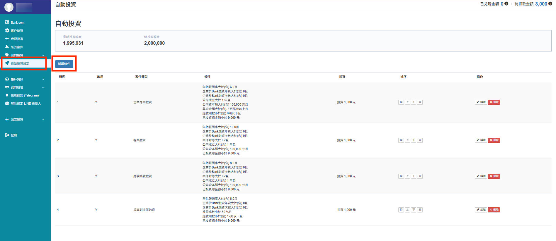 步驟一-新增條件
