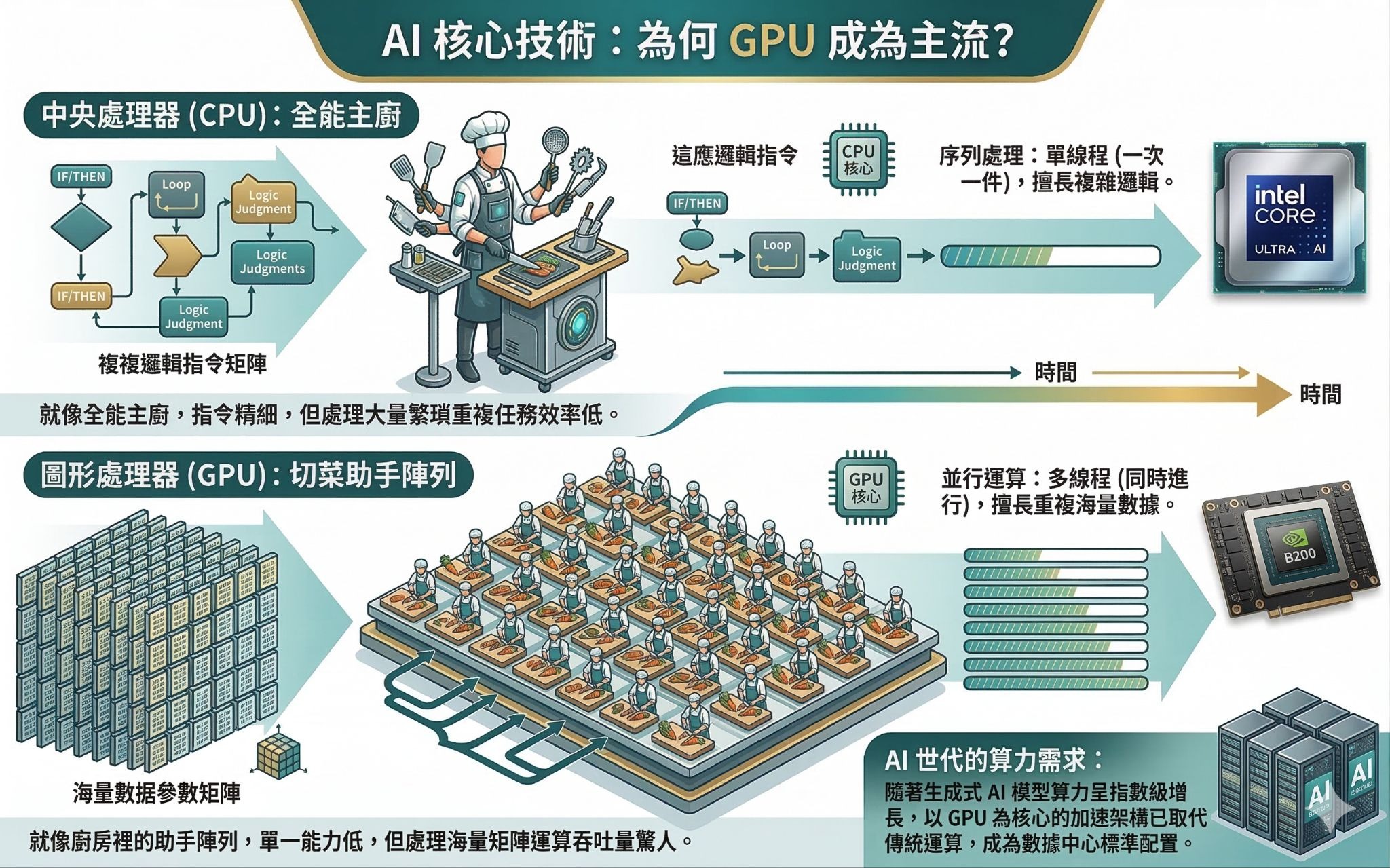 GPU 成為主流