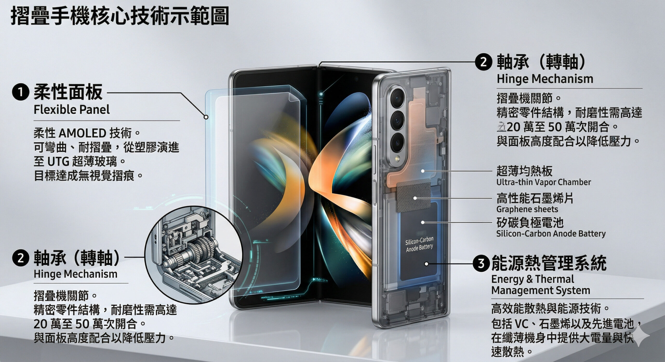 摺疊手機有哪些技術