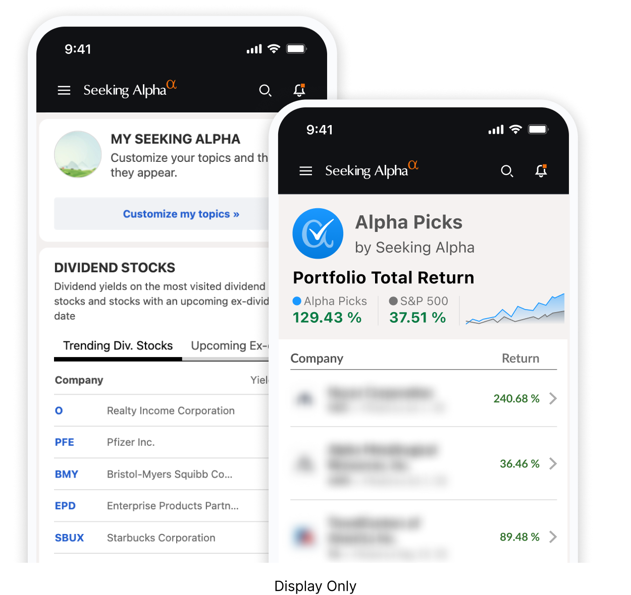 Alpha Picks
